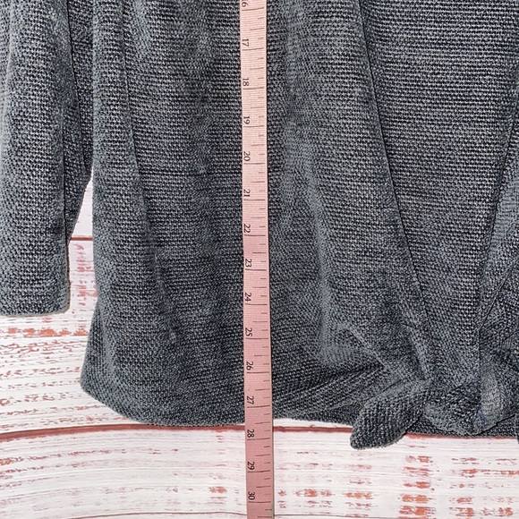 Soft Cherish Grey Side Tie Front Top - Picture 11 of 11